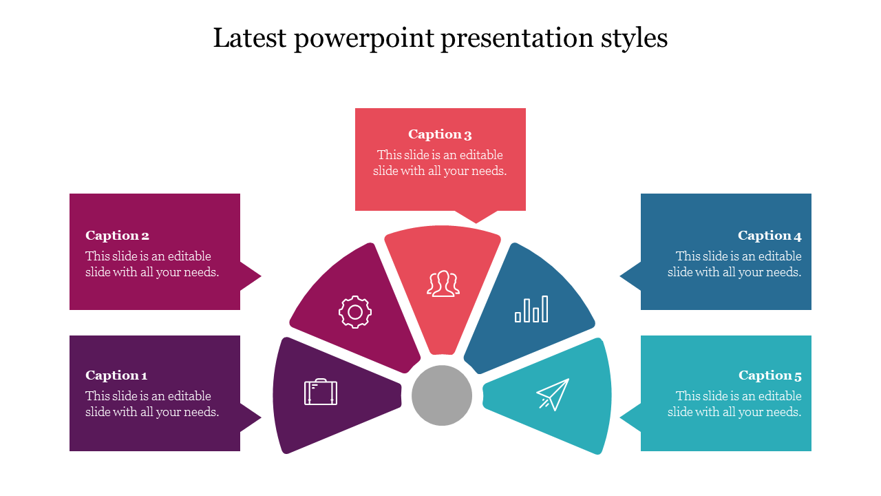 different types of presentation slide